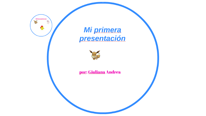 Mi primera presentación by on Prezi