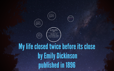 My life closed twice before its close by Nadine Farid on Prezi