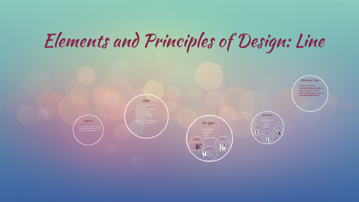 Elements and Principles of Design: Line by malaika lee