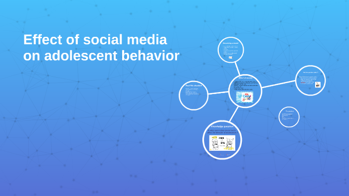 the effects of social media on behavior presentation