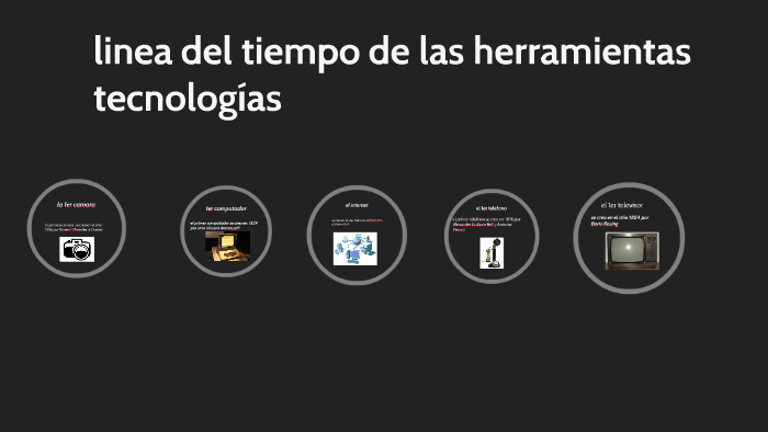 linea del tiempo de las herramientas tecnologicas by daniel carrillo on