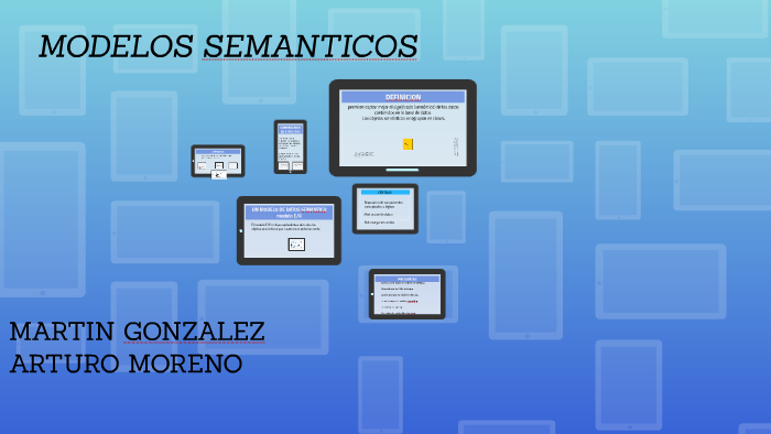 MODELOS SEMANTICOS by Martin González