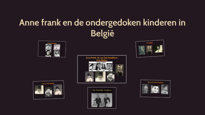 Anne frank en de ondergedoken kinderen in België by Benedicta Oduro