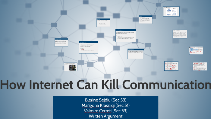 Internet Kills Communication By Marigona Krasniqi On Prezi Next