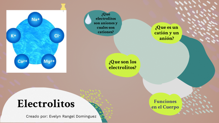 Funciones De Los Electrolitos En El Organismo