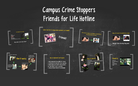 Campus Crime Stoppers By Ken Shetter On Prezi