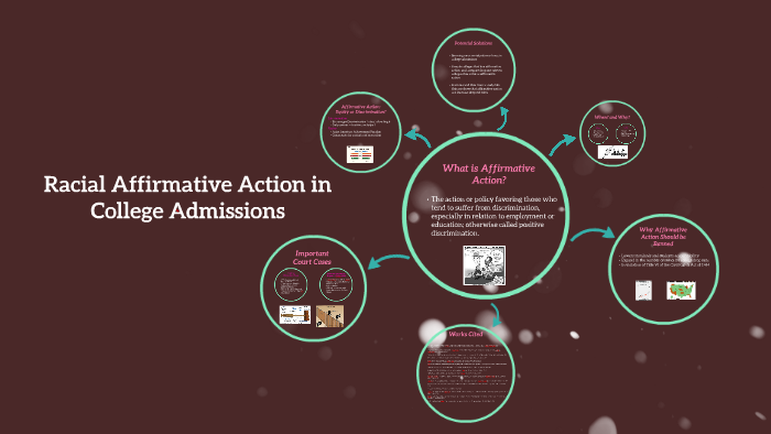 affirmative action in college admissions definition