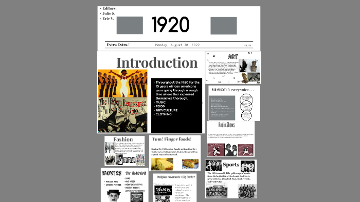 Harlem Renaissance by julie senat on Prezi