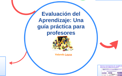 Evaluación del Aprendizaje: Una guía práctica para profesore by LUCIA ...