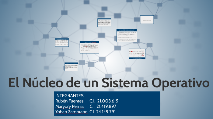 El Núcleo de un Sistema Operativo by Jose Fuentes on Prezi