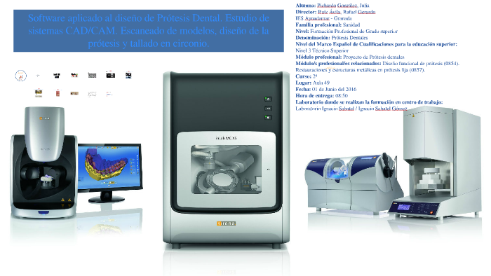 Software aplicado al diseño de Prótesis Dental. Estudio de sistemas CAD ...
