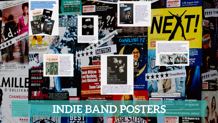 INDIE BAND POSTERS by Christie Atkinson on Prezi