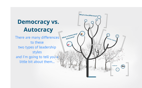 Democracy Vs. Autocracy By Jennifer Bandy On Prezi