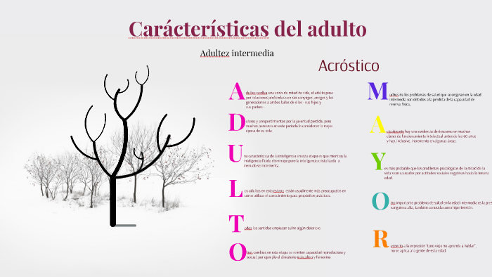 Caracteristicas Del Adulto Mayor By Alex Camacho