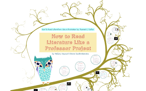 How to Read Literature Like a Professor Project by Emma ZeeAbrahamsen ...