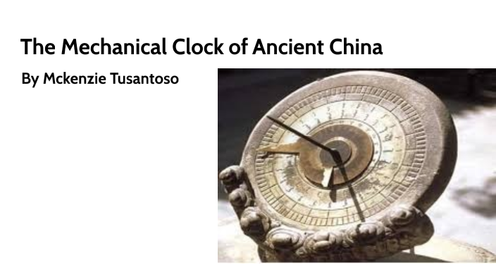chinese mechanical clock
