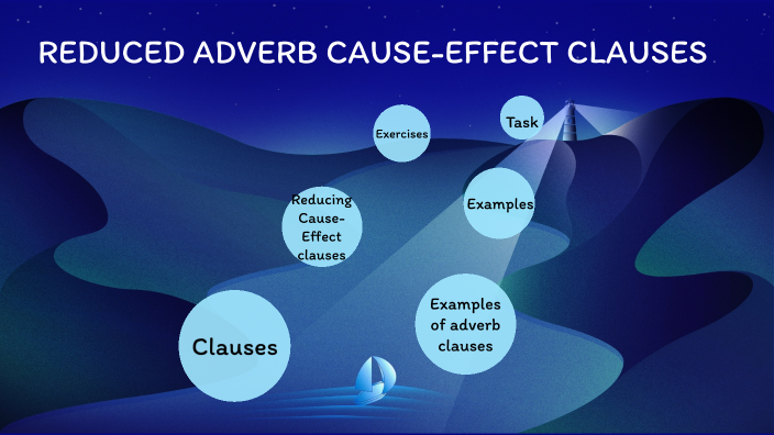 Reduced Adverb Cause Effect Clauses