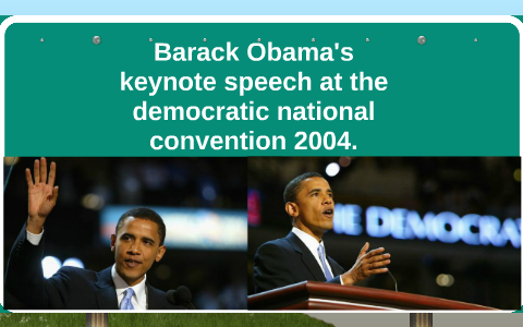Barack Obama 2004, democratic national convention keynote sp by Zoe