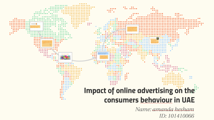 Impact of online adversting on the consumers behaviour by on Prezi