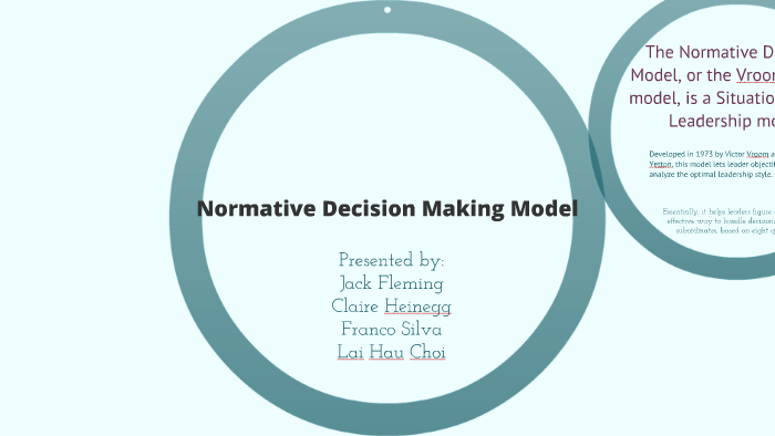 Normative Decision Model by Franco Silva on Prezi