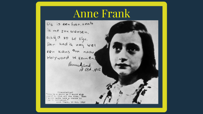Anne Frank by Daniel carter on Prezi