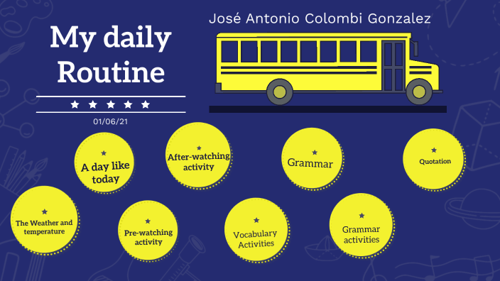 My daily Routine 2 by José Antonio Colombi González on Prezi