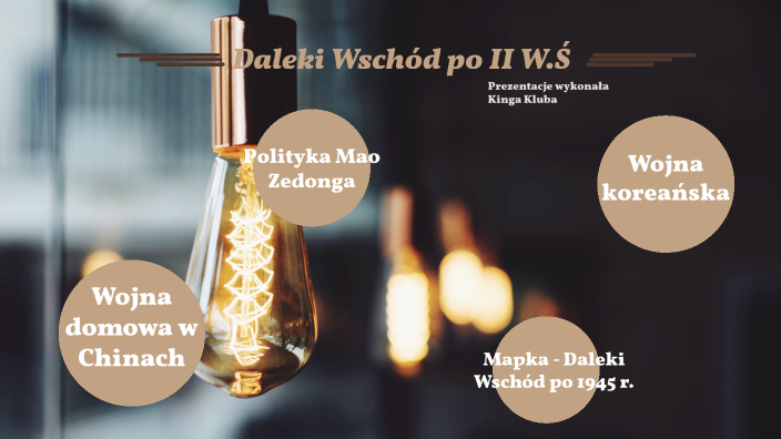 Daleki Wschód po II wojnie światowej by Kinga Kluba on Prezi
