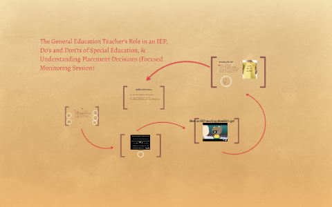 The General Education Teacher’s Role in an IEP, Do’s and Don by David ...