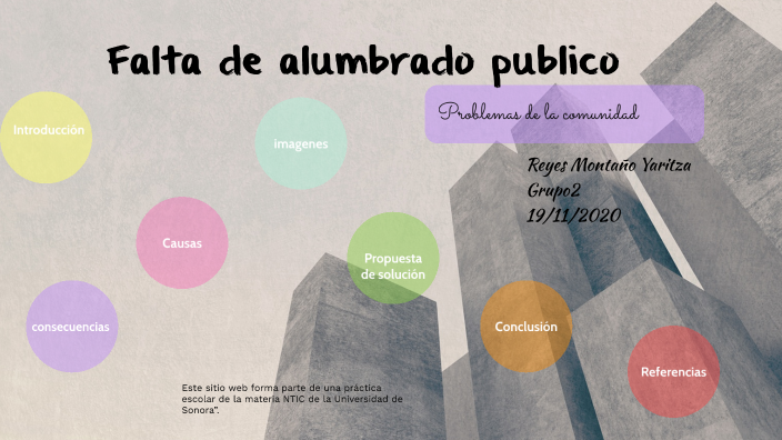 Falta de alumbrado publico by Yaritza Reyes on Prezi