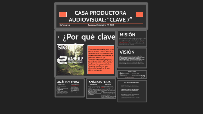 CASA PRODUCTORA AUDIOVISUAL: “CLAVE 7” by Carlos Gil