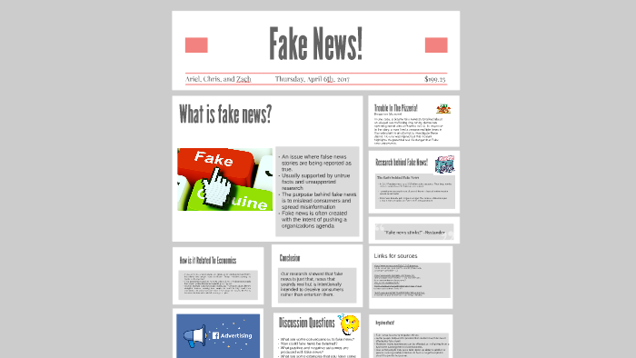 Fake News by on Prezi