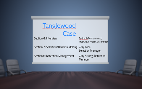 tanglewood case study 6