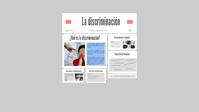 La discriminacion by Alejandro Camacho on Prezi