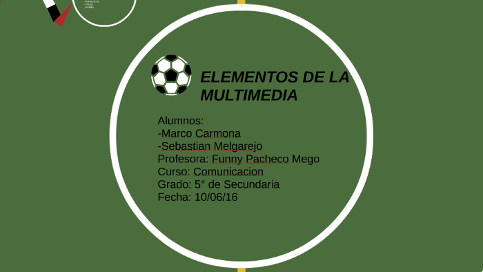ELEMENTOS DE LA MULTIMEDIA by Marco Antonio Carmona Campos on Prezi