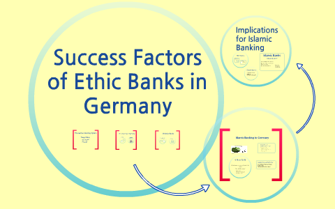 Success Factors Of Ethic Banks In Germany Implications For