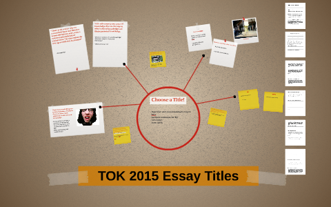 tok 2021 essay titles