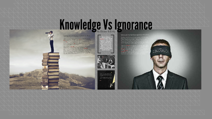 ignorance and knowledge essay