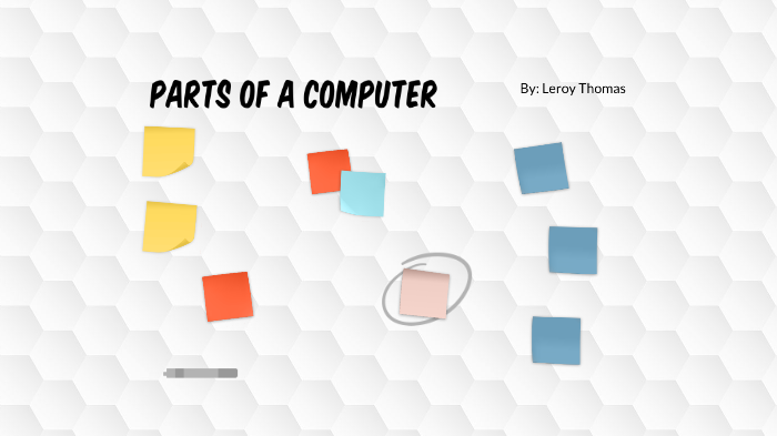 Parts of a computer by Leroy Thomas on Prezi