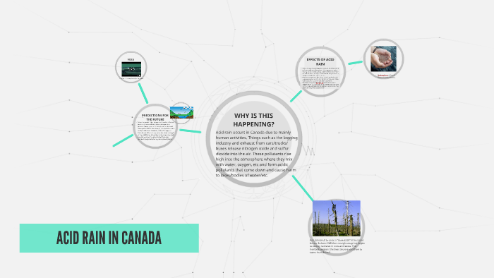 case study of acid rain in canada