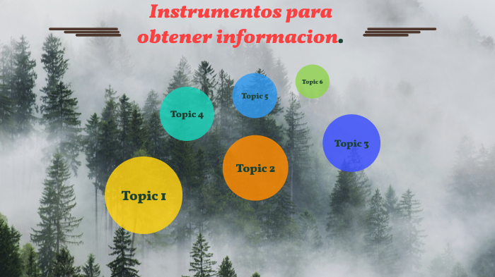 Instrumentos de información. by MJ . on Prezi