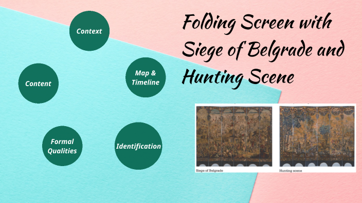 Folding Screen With The Siege Of Belgrade