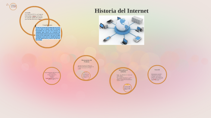 Historia del Internet by on Prezi