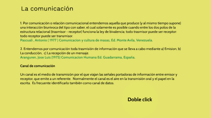 la comunicacion by Luis Guzman on Prezi
