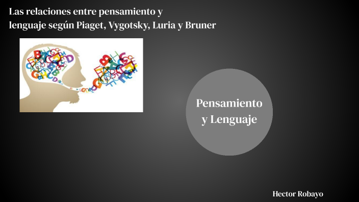 Las relaciones entre pensamiento y lenguaje seg n Piaget Vygotsky