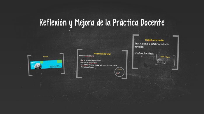 Reflexión y Mejora de la Práctica Docente by Ana Zavala on Prezi