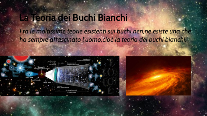 La Teoria dei Buchi Bianchi by Andrea De Salvo on Prezi