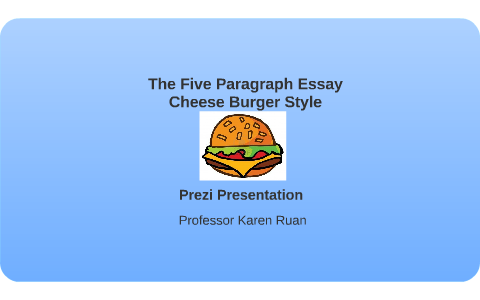 cheeseburger essay