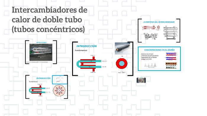 Intercambiadores de calor de doble tubo, Tubo en tubo