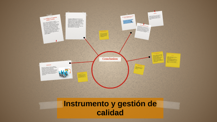 Instrumento y gestión de calidad by lizbeth romero on Prezi