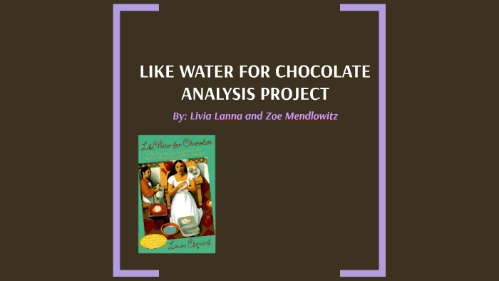 like water for chocolate essay topics